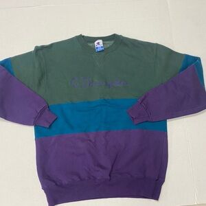 90’s Champion Colorblock Sweatshirt